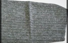 Vải BC sọc (BC10806)- Màu xám - Khổ 1.5/1.6 mét