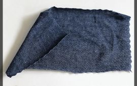Vải cotton 2 chiều (CT09309) – Màu xanh đen – Khổ 1.7 mét