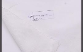 Vải bố (B12516) - Màu trắng - Khổ 1.58 mét
