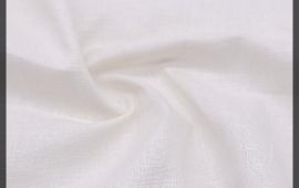Vải linen (LN12907) - Màu trắng - Khổ 1.4 mét