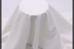 Vải poly 4 chiều (PL14704) - Màu trắng