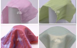Vải Tơ Sóng (TS16908) - nhiều màu sắc - khôt tầm 1.6 mét